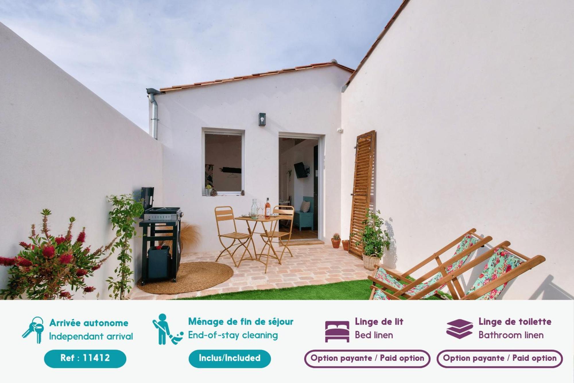 Studio Avec Terrasse A 250 Metres Du Port Rivedoux-Plage Ngoại thất bức ảnh